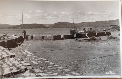 Antigua Postal De Chile Corral Fuerte Español Foto Mor (ff86