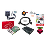 Kit Raspberry Pi 3 Model B+ Plus, Sd 16gb, Fonte,case,cooler
