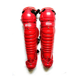 Espinilleras Comax Catcher Rojo Adulto Rojas