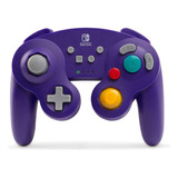 Joystick Inalámbrico Acco Brands Powera Wireless Gamecube Controller For Nintendo Switch Púrpura