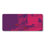 Mousepad Xxl 80x30cm Cod.200 Chica Anime Glitch Vocaloid Roj