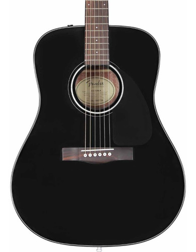 Fender 0970110206 Guitarra Acustica Dreadnought Cd-60 Negra