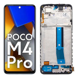 Tela De Toque Amoled Com Moldura Para Xiaomi Poco M4 Pro 4g