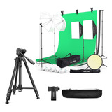 Kit De Iluminación Para Fotografía, Soporte De Fondo De 8.5 