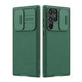 Funda Con Protector De Camara Para Samsung S22 Ultra Verde