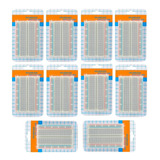 10 Piezas De Protoboard 400 Puntos, Proto Breadboard Arduino