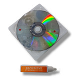 Kit Limpiador Para Lente Laser De Dvd Cd Blueray C/ Liquido