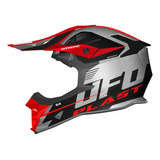 Casco Moto Ufo Intrepid Mx Atv Enduro Cross No Just Delisio