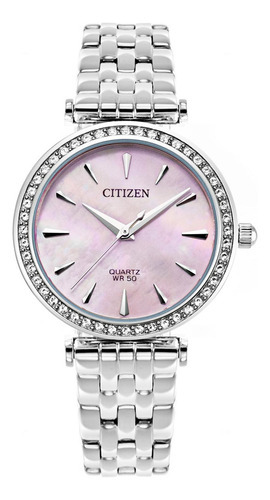 Reloj Citizen Quartz Dama Gris Ladies Er0210-55y - S022