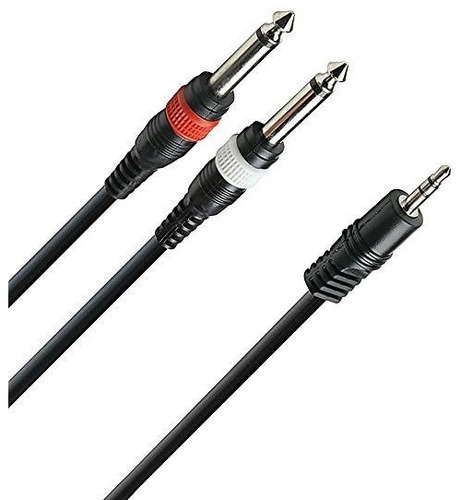 Cable Mini-plug De 3,5 Mm Estéreo A 2 Plug 1/4  E-sound 