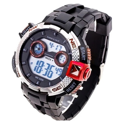 Reloj Knock Out Digital Grande De Hombre Con Garantia