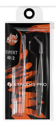 Pinça Para Extensão De Cílios Staleks Pro Te- 40-2 Expert 40