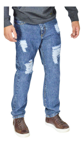Pantalon Jeans Rigido Hombre  Mom Oversize Tsumeb Jeans