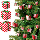 36 Piezas De Mini Cajas De Regalo Árbol De Navidad Dis...