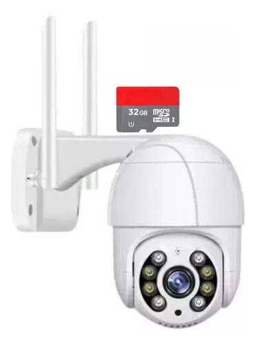 Câmera Ip Externa Prova Dágua Wifi Yoosee A8 + Cartão 32gb