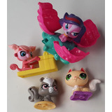 Lote - 04 Littlest Pet Shop 2013 Mc Donalds - Usados