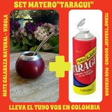 Promo Set Matero Argentino!mate Calabaza+bombilla+termo ! 