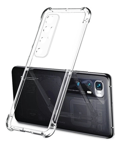 Carcasa Para Xiaomi Mi Note 10 Lite Transparente Antigolpe 