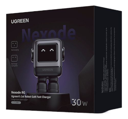 Cargador Ugreen 30w Robot Nexode 100% Original 