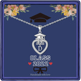 Regalos De Graduación De Promoción 2021; Collar Con Inicial,