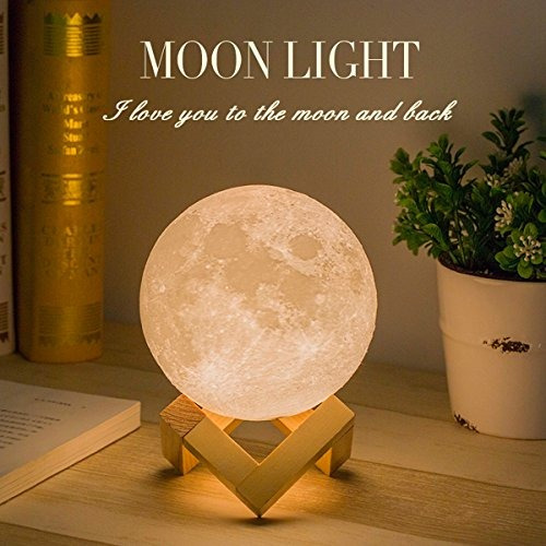 Mydethun Moon Lamp Moon Light Night Light Para Niños Gift Fo