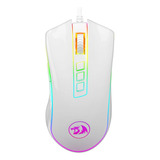 Mouse Gamer Redragon Cobra Fps Rgb Branco