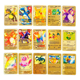 55 Tarjetas Charizard De Metal Chapado En Oro Pokémon Vmax D