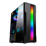 Gabinete Gamer Ciclope Mymax Rgb Frontal Usb 3.0 Sem Cooler