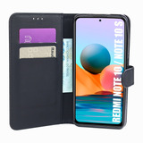 Capa Carteira + Pelíc Hydrogel Privacy Para Xiaomi Poco M5s 