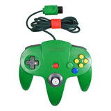 Control Verde Paracord Verde Para Nintendo 64 Original