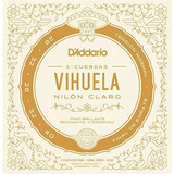 Cuerdas Vihuela Daddarío Mv10n Nylon Claro Tensión Normal