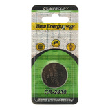 Pila Cr2430 De Litio New Energy Tipo Boton 3v 1 Unidad