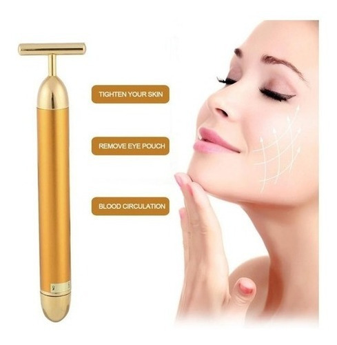 Masajeador Facial 24k Gold Vibrador Reafirmante Del Rostro