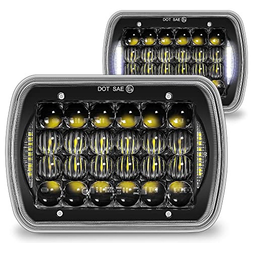 True Mods 7x6 5x7 H6054   Faros Led Compatibles Con Jeep Wra