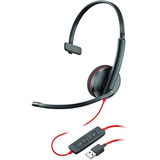 Auriculares Plantronics Blackwire C3210 Con Microfono Negro