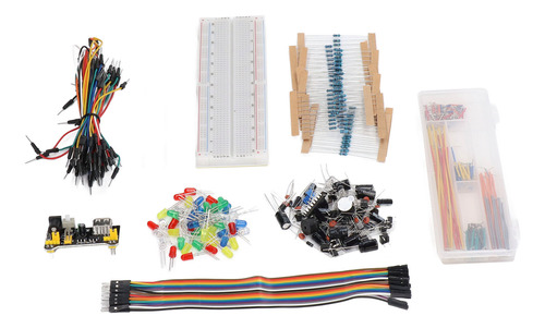 Kit Surtido De Componentes Electrónicos Starter Fun 830 Tie