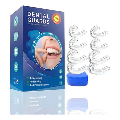 Juego De 8 Protectores Bucales Moldeables Protectores Bucales Para Dormir, Anti-rechinar Y Roncar Eliminar El Rechinamiento De Dientes | Meses sin interés