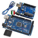 Kit Para Arduino Mega 2560 + Placa Italy Para Arduino Uno R3