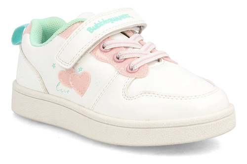 Zapatilla Niña Bubblegummers Clavel Blanco Ii