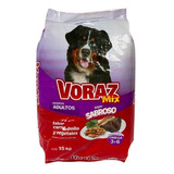Voraz Perro Adulto Mix Carne Pollo Y Vege X15kg Dm Mascotas 
