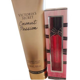 Set Victoria's Secret Crema Coconut Pasion Perfume Combo