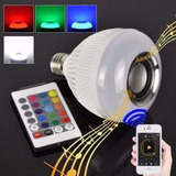 Lampada Led Music Rgb Bluetooth Caixa De Som 12w + Controle