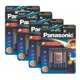 16 Pilhas Alcalinas Panasonic Premium  Aaa 