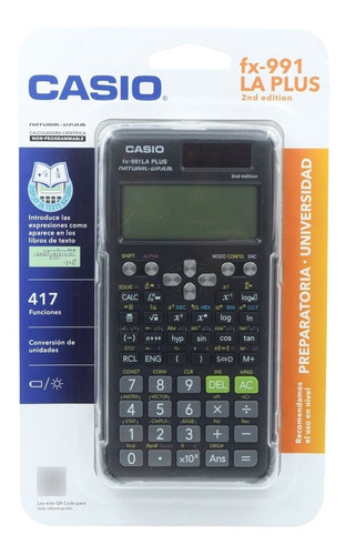 Calculadora Cientifica Fx-991 La Plus Casio Cont. 1 Pieza