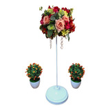 15 -  Base  Para  Vela- Floral Altura 50cm  - Liso Candelady