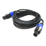 Cable Solcor De Plastico De Speakon A Speakon 10 Metros.