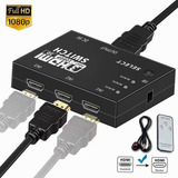 3x1 Hdmi Splitter Switcher 3 Puertos Caja Conmutador Automát