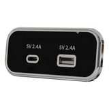 Panel De Salida Usb Para Rv, Accesorios Automotrices, Ac4.8a