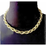 Collar Spiral  Dorado Hecho A Mano Chainmaille Ver Video 