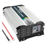 1500w Pure Sine Wave Power Inverter Dc 12v To 110v Ac Car In